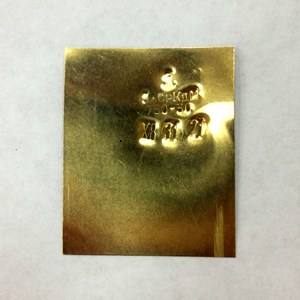 ЗлСрКдМ 750-30 Полоса из сплава на основе золота для пайки коронок, фасеток, литых зубов